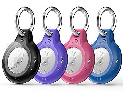 4 Pack Airtag Keychain Waterproof, Air Tag Holder for Apple Airtag