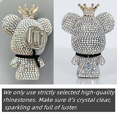 New Charm Bear Air Freshener Ornaments Creative Crystal Diamond Decoration  Necklace Outlet Car Aromatherapy Accessories