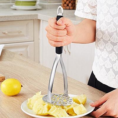 YOMDID Potato Masher Stainless Steel Vegetable Fruits Puree