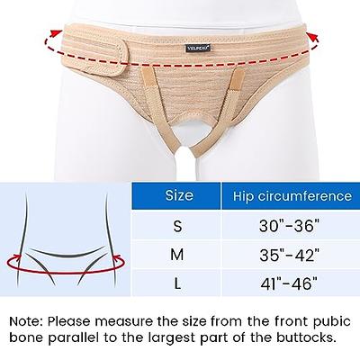 Hernia Belt for Single/Double L Inguinal Hernia, Hernia Support Belt for  Hernia Pain Relief, 2 Removable Compression Pads.