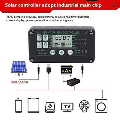  Solar Controller, Automatic Identification ABS PWM