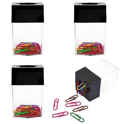  Paper Clip Dispenser, Magnetic Paper Clip Holder