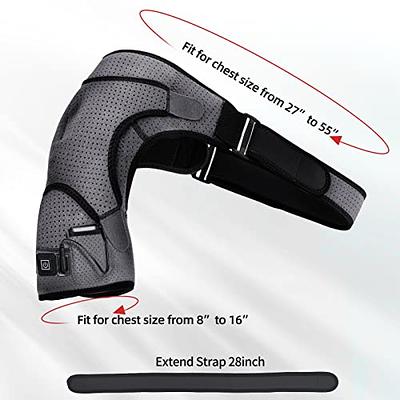  ZENKEYZ Shoulder Brace For Men & Women, Shoulder Immobilizer  For Torn Rotator Cuff, Tendonitis, Dislocation, Pain, Neoprene Shoulder  Compression Sleeve Wrap