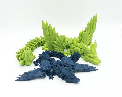 3D Printed Dragon, Articulated Dragon Fidget Toy Posable Flexible