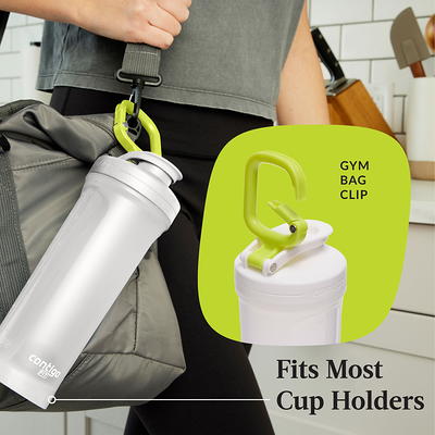 WAASS Double Wall Vacuum Insulated Protein Shaker Bottle with Mixer Ba