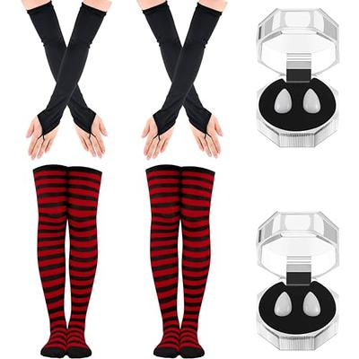 6 Pairs Fishnet Stockings Tights Women Skull Stockings Spider Web Moon  Tights Halloween Stockings for Women Cosplay Party