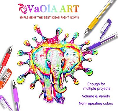 VaOlA ART Colored Pens 30 Psc Glitter Gel Pens for Kids Colorful Pens for  Spirograph Deluxe Design Set