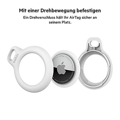 Belkin Apple AirTag Secure Holders with Key Ring - Durable,  Scratch-Resistant Case with Open Face & Raised Edges - Protective AirTag  Keychain