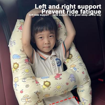 Kids Car Pillow With Head And Neck Support, Soft And Comfortable