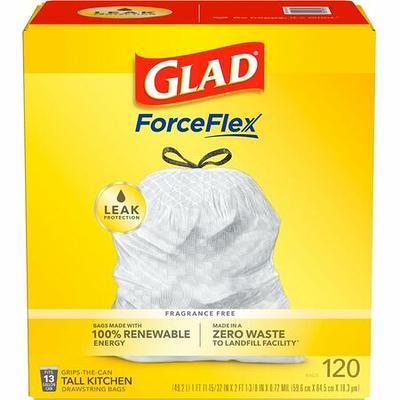 Glad Small Quick Tie Trash Bags - Gain Original - 4 Gallon/52ct