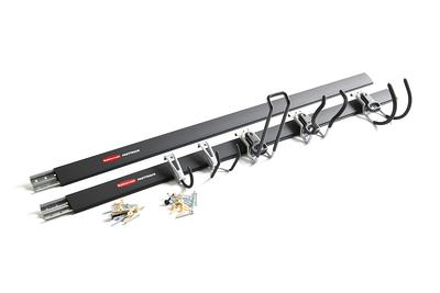 Rubbermaid FastTrack Garage Storage Wall Mounted Rail Kit, 2 Pack