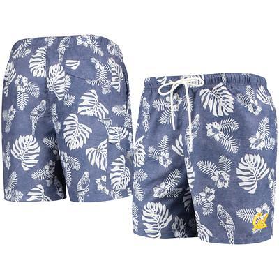 Men's Boston Red Sox Tommy Bahama Red Naples Layered Leaves Swim Trunks