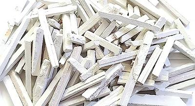 Generic Slate Pencils White Color Chalk 4-8 Mm Thick (250 Grams)