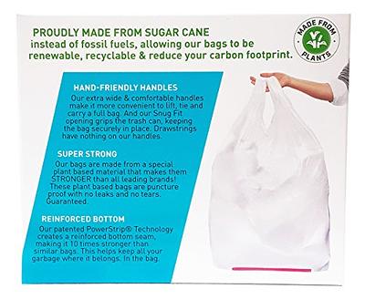 Plant Based - Hippo Sak Tall Kitchen Bags with Handles, 13 gallon (45  Count) - Yahoo Shopping