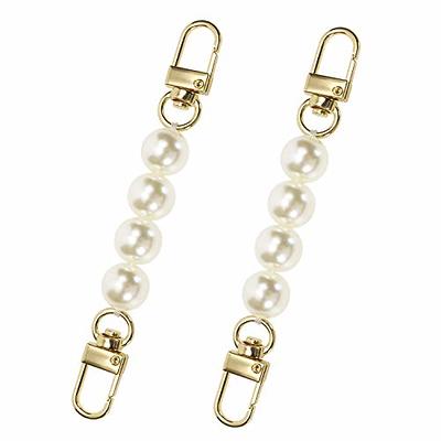 Bag Strap Extender Penta Angel 2Pcs 4.7 Inch Short Faux Pearl Purse Chain  Strap Replacement for Shoulder Cross Body Bag Handbag Crafts (12 cm)