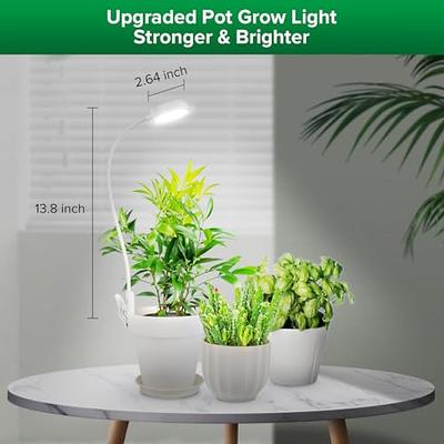 SANSI Grow Lights for Indoor Plants, Pot Clip LED Plant Light for Growing  Full Spectrum, Plant