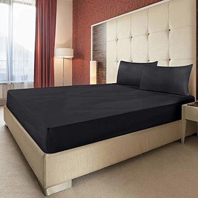 Utopia Bedding Queen Sheet Set, Soft Microfiber 4 Piece Bed Sheets with 15  Deep Pocket - Easy