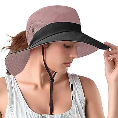 G GIEPHT Fishing Hat for Mens Women Sun Hat Wide Brim Bucket Hat SPF UV  Protection