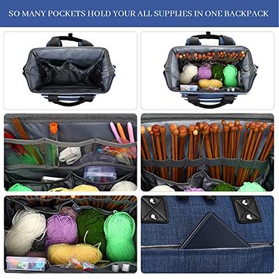 Empty Crochet Hook Case Organizer, Knitting Bag Organiser Travel