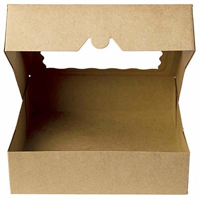 NANAICHE 50 Pack Disposable Take Out Boxes Food Containers Microwavable  Kraft Brown Paper To Go Box