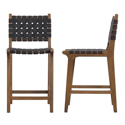  Sophia & William White & Gold Bar Stools Set of 2