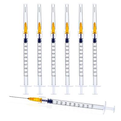 1ml Syringe with Needle-25G 1 Inch Needle, Individual Package-Pack