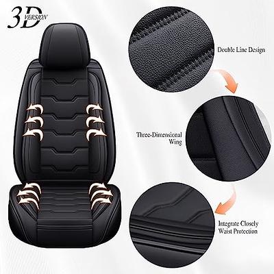Car Seat Covers Full Set Black Front Seats Only Auto Vehicle Seat