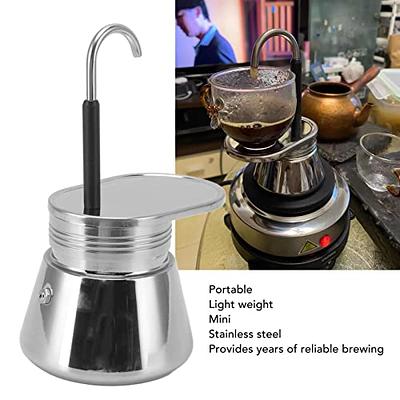  GROSCHE Milano Stovetop Espresso Maker Moka Pot 9 espresso cup,  15.2 oz, Silver Cuban Coffee Maker Stove top coffee maker Moka Italian  espresso greca coffee maker brewer percolator: Home & Kitchen