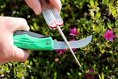 Work Sharp Guided Sharpening System, Diamond and Ceramic Dry Stone Knife  Sharpener for axes, garden tools, knives, without water or oil Black