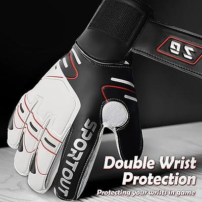 Goalie Goalkeeper Gloves Strong Grip Soccer Goalie Gloves Soccer Gloves  With Finger Protection Prevent Injuries Gloves For Adult