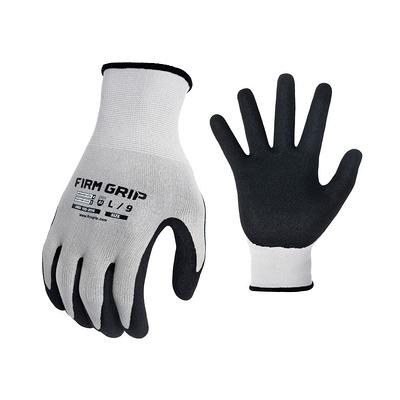 Gorilla Grip Large Trax Extreme Grip Work Gloves (2-Pack), Black