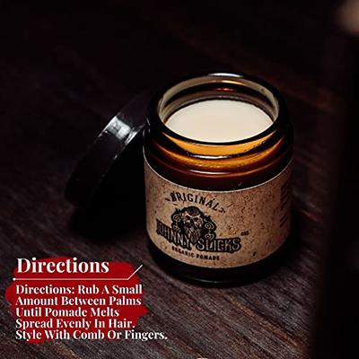 Johnny Slicks Oil Based Pomade  Organic Hair Styling for Men, Low