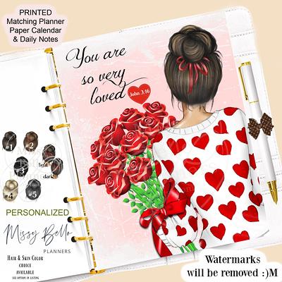 You Are Loved Planner Dashboard Insert /Cover For Your Pm, Mm, Gm