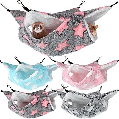 Oncpcare Pet Small Animals Hideaway, Guinea Pig Hideout Hamster Hammock  Hamster Bedding Hamster Hide Rat Cage for Small Animals, Rabbit, Mice