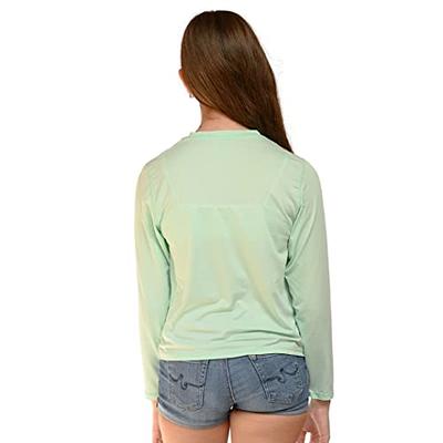 INGEAR Girls Long Sleeve Rash Guard Swim Shirt Outdoor Sports Shirt  Lightweight Athletic Tee Protective Quick Dry (Mint, Small) - Yahoo Shopping