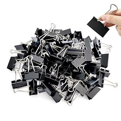 Extra Large Binder Clips (36 Pack) 2 inch Big Paper Clamps for Office Supplies Black