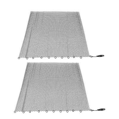 AUNMAS Fireplace Mesh Screen Curtain, Stainless Steel Spark Guard with  Scroll Design Replacement Screens Accessory for Stove and Fireplace (24 *  22in) - Yahoo Shopping