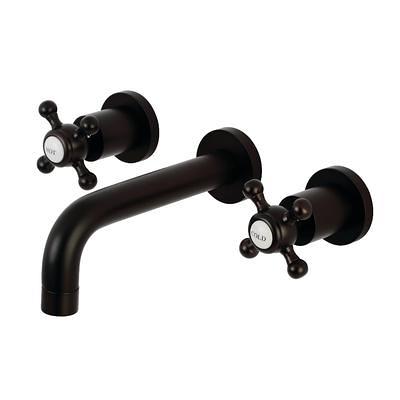 Triton Wall-Mount Bathroom Faucet - Lever Handles - Oil Rubbed Bronze