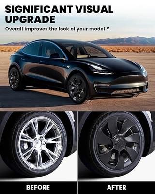 Model Y 19 '' Gemini Wheels Cover Hubcaps Remplacement 4PCS pour Tesla  (2020-2023)