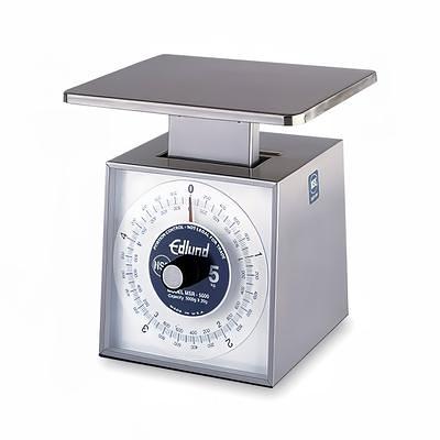 Winco SCLH-50, 50-lbs Multifunction Kitchen and Food Scale, Stainless Steel Mechanical Measuring Commercial Grade Portion-control Scales