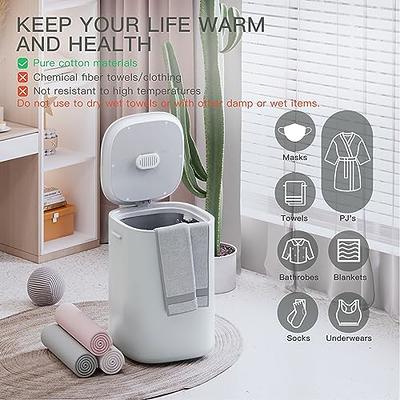  Live Fine Towel Warmer, Bucket Style Luxury Heater with LED  Display, Adjustable Timer, Auto Shut-Off