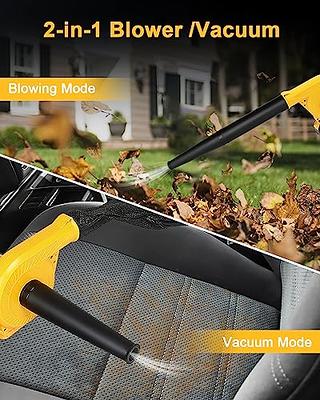 40V MAX 120 MPH 90 CFM Cordless Battery Powered Handheld Leaf Blower &  Vacuum Kit with (1) 1.5Ah Battery & Charger