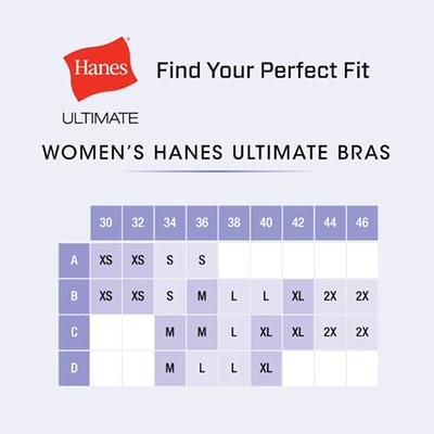 Hanes Women's Hanes Ultimate T-shirt Soft Wire-free Bra, -black