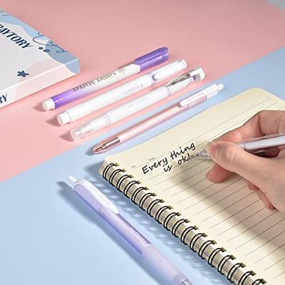 6Pcs Cute Highlighters Pastel Office Supplies - Aesthetic Highlighters Cute  School Supplies Highlighters Retractable Highlighters Assorted Colors