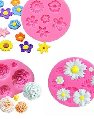 Small Rose Flower Set Silicone Mold Set 