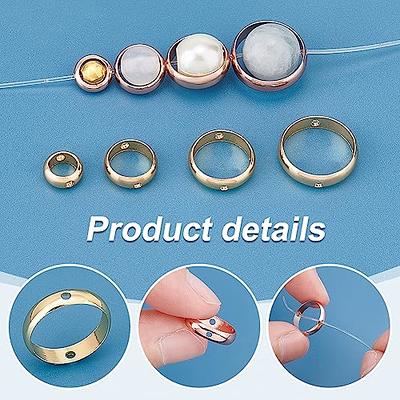 1500pcs 6mm Gold Flat Round Spacer Beads Disc Loose Jewelry Making