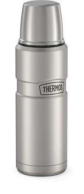 Thermos 16 Oz Stainless King Vacuum Insulated Tumbler, Matte Stainless  Steel 