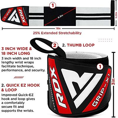 RDX Knee Wraps Pair Weightlifting, IPL USPA Approved, 78” Elasticated  Straps for Gym Workout Fitness Squats Powerlifting