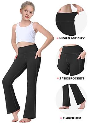 Flare Leggings for Women High Waisted Fitness Yoga Pants Slim Fit Athletic  Workout Exercise Sports Bell Bottom Pants (X-Large, Dark Gray 23) 