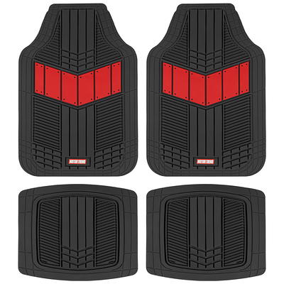 Motor Trend FlexTough Car Floor Mats Contour Liners - Heavy Duty Deep Dish Rubber  Mats for Car & SUV, (Odorless) 